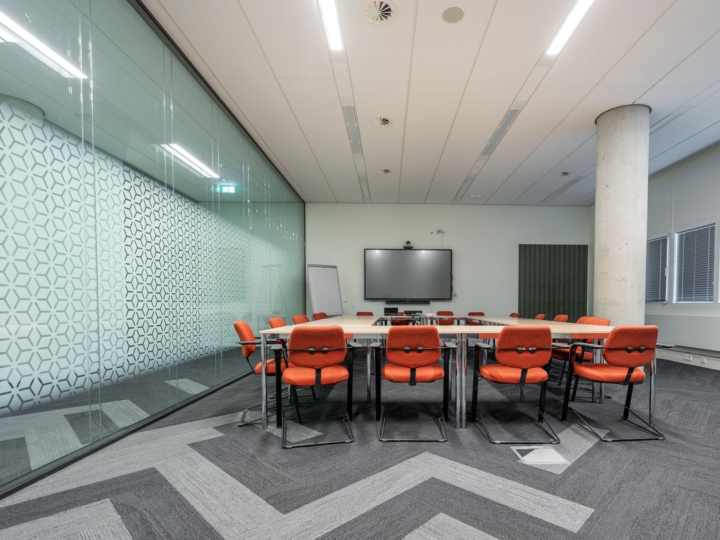 A finance team on a video call with head office